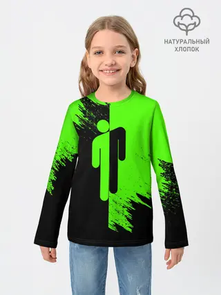 Детский лонгслив / BILLIE EILISH / БИЛЛИ АЙЛИШ