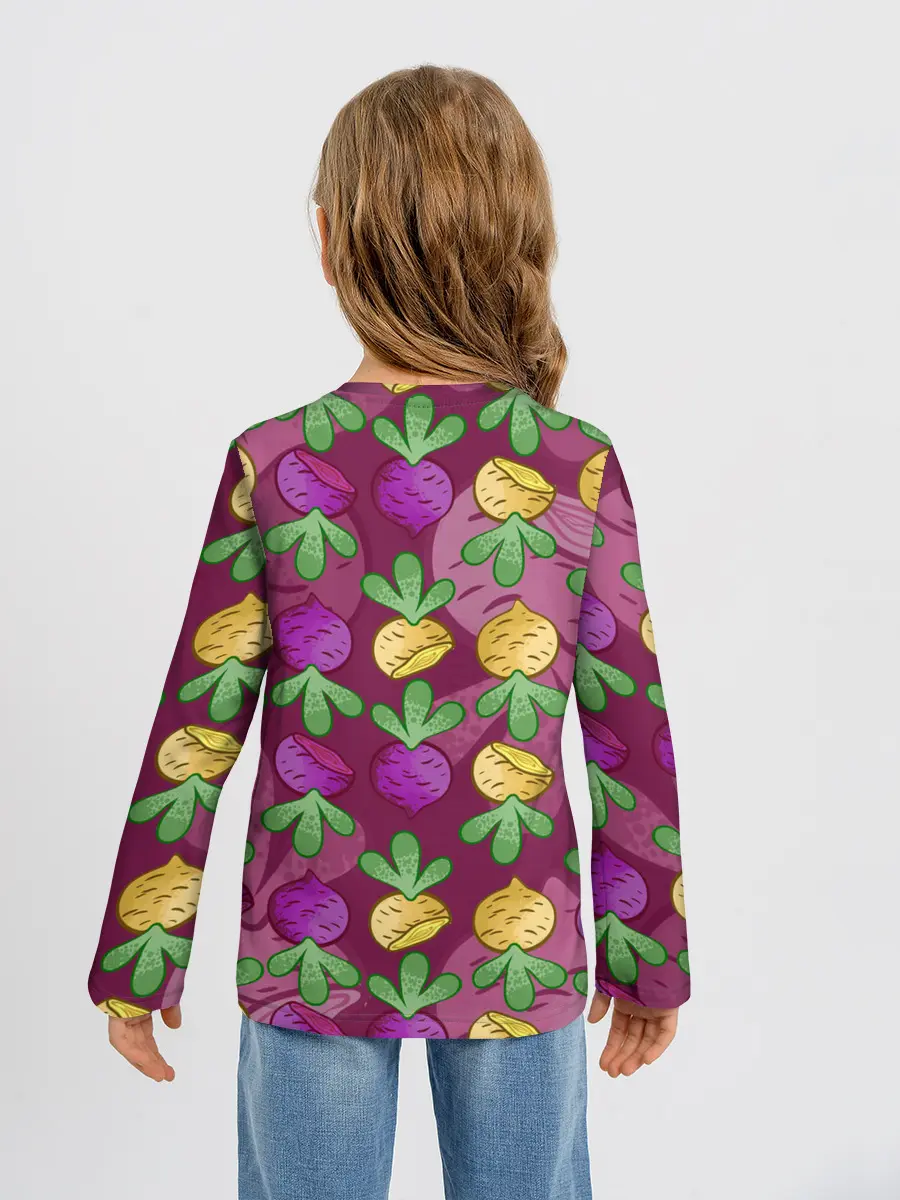 Детский лонгслив / Репа и Свекла