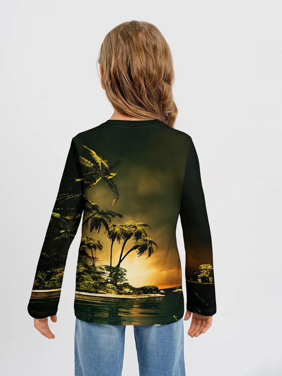 Детский лонгслив / РАЙСКИЙ ОСТРОВ