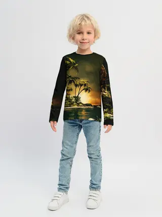 Детский лонгслив / РАЙСКИЙ ОСТРОВ