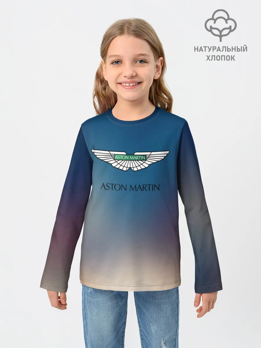 Детский лонгслив / aston martin