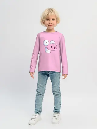 Детский лонгслив / Cвинья