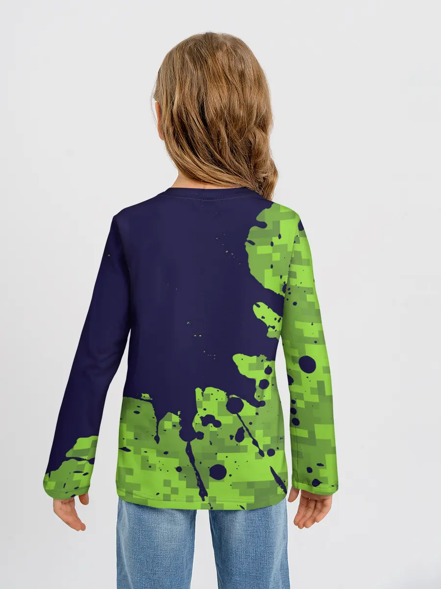 Детский лонгслив / MINECRAFT / МАЙНКРАФТ