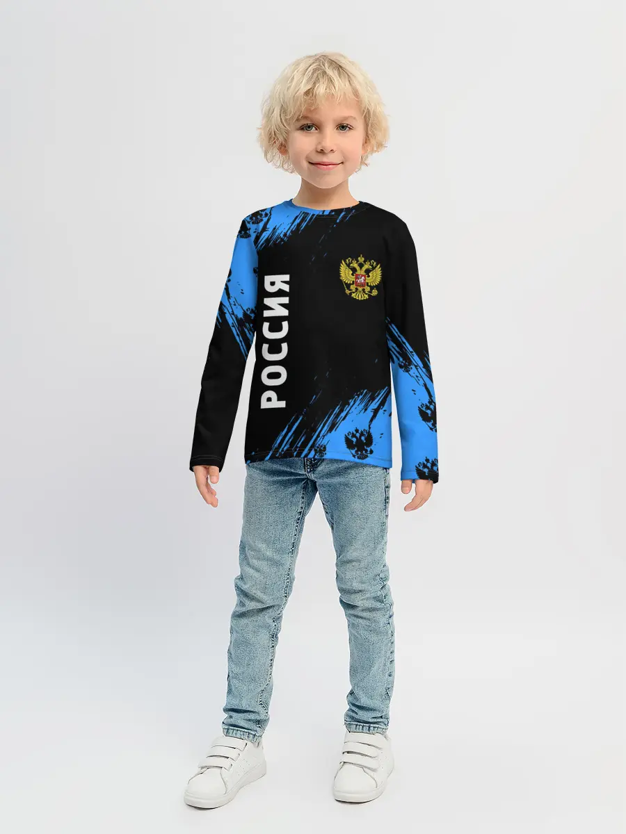 Детский лонгслив / РОССИЯ / RUSSIA