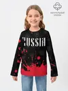 Детский лонгслив / RUSSIA / РОССИЯ