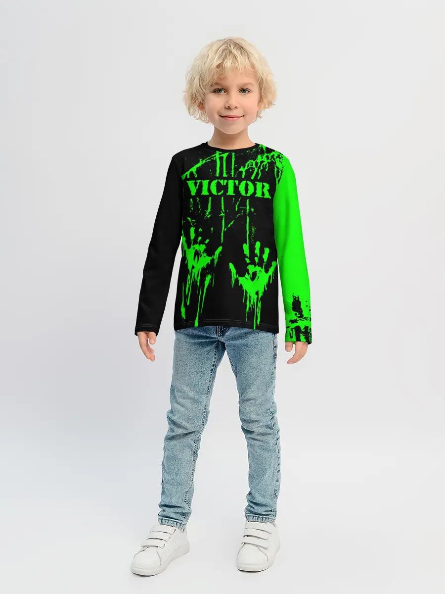 Детский лонгслив / Виктор