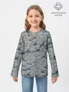 Детский лонгслив / Каменные лица 3D МЕМ 2020