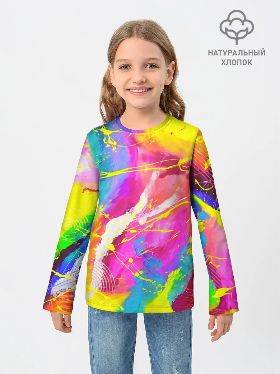 Детский лонгслив / ТИ-ДАЙ