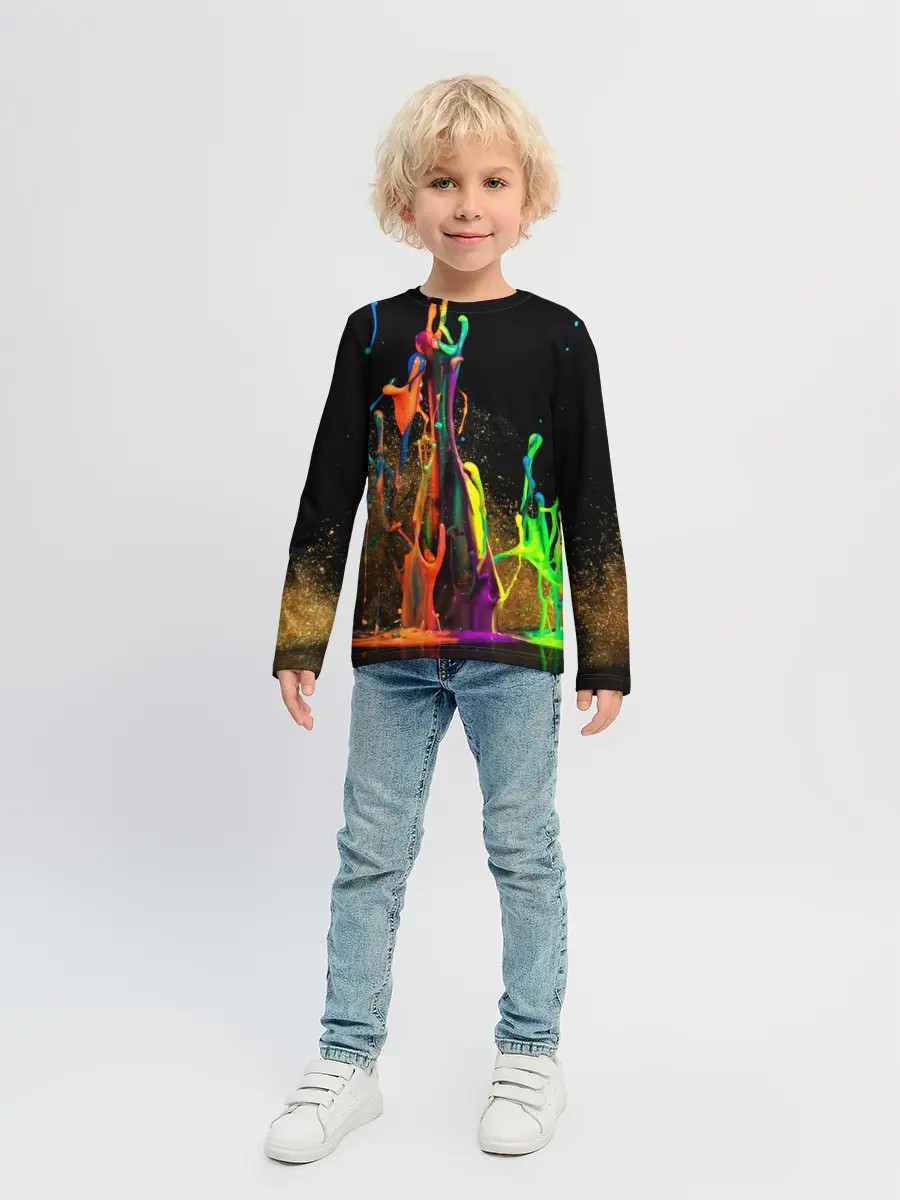 Детский лонгслив / КРАСКИ
