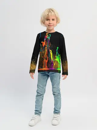 Детский лонгслив / КРАСКИ