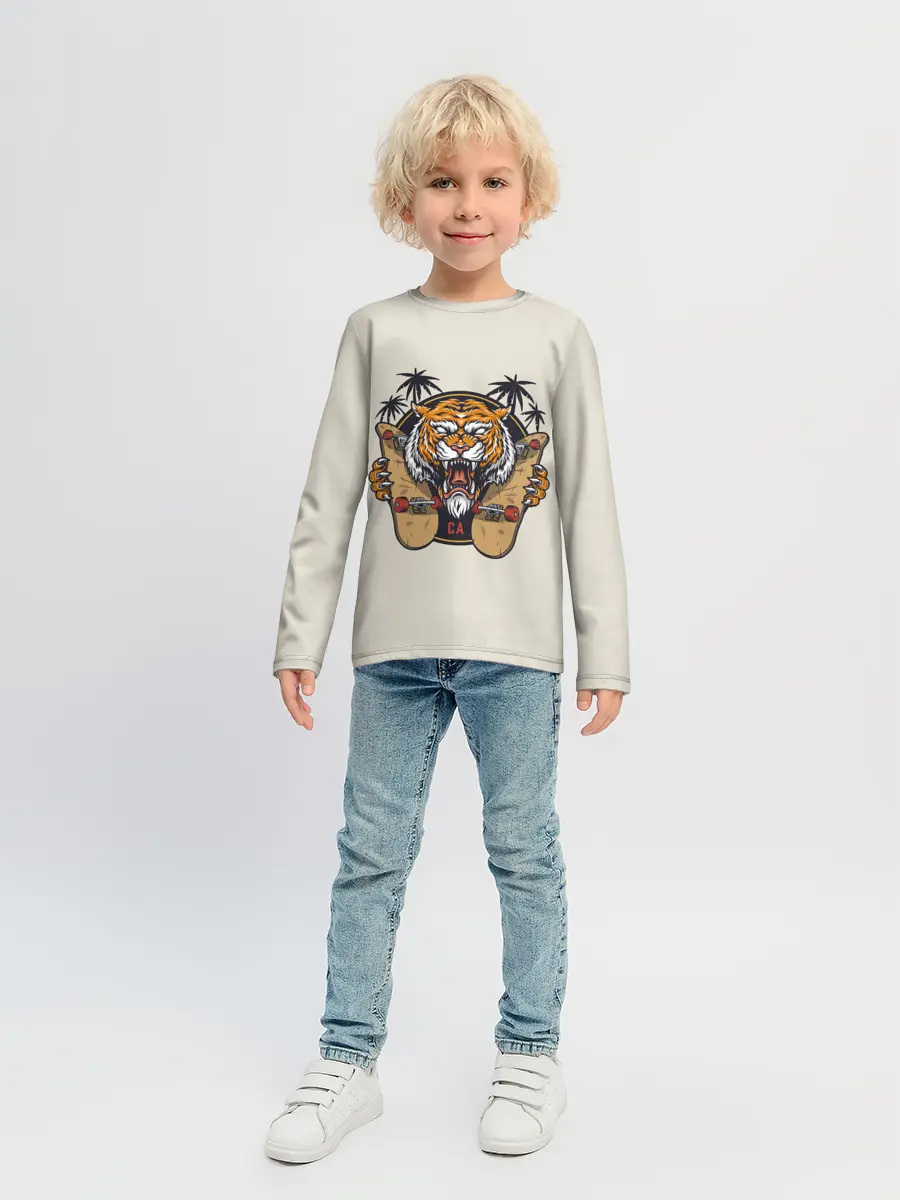 Детский лонгслив / Скейтер