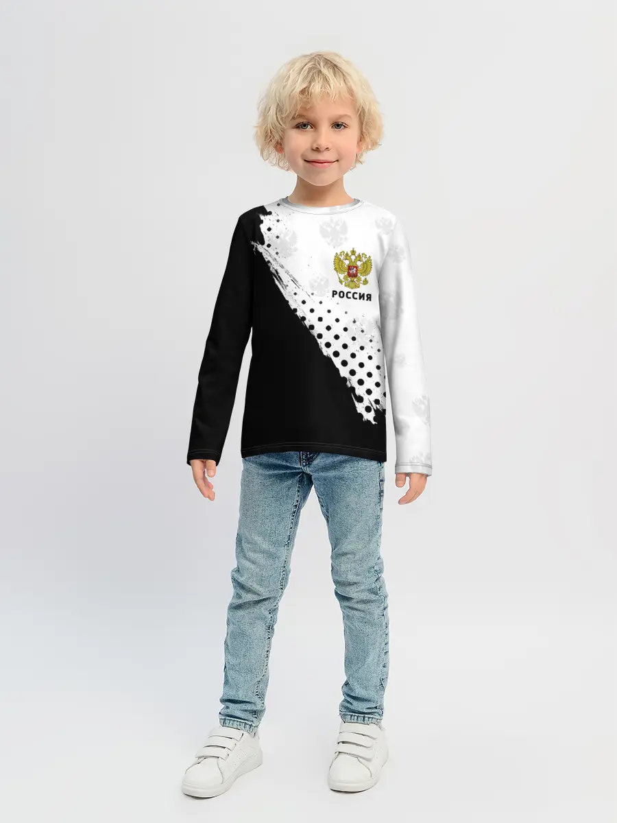 Детский лонгслив / РОССИЯ / RUSSIA