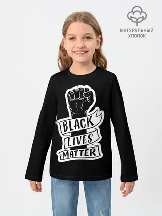 Детский лонгслив / Black Lives Matter