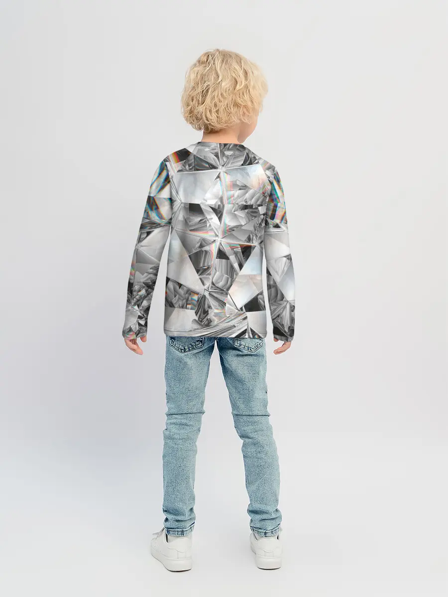 Детский лонгслив / зеркальный калейдоскоп