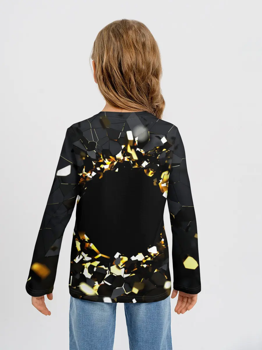 Детский лонгслив / Брызги стекла