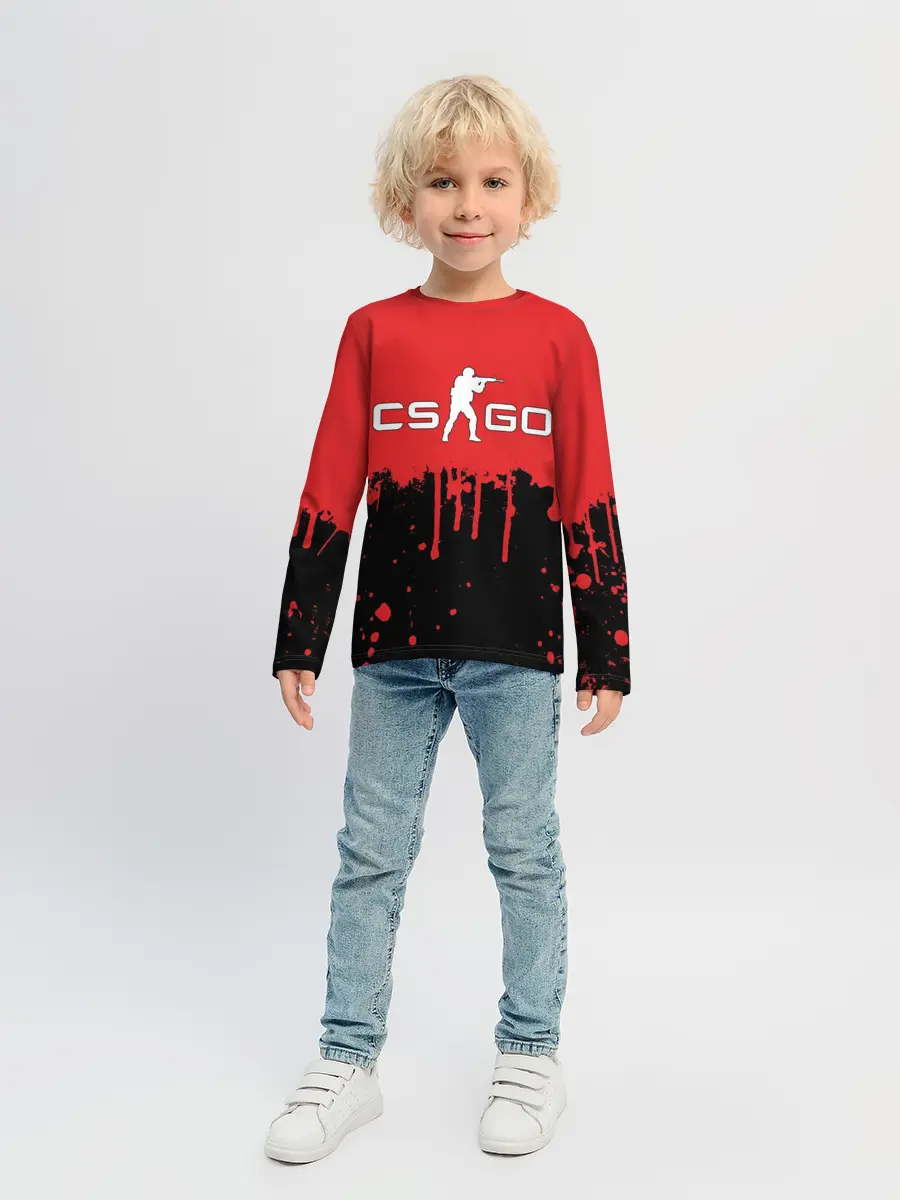 Детский лонгслив / COUNTER STRIKE