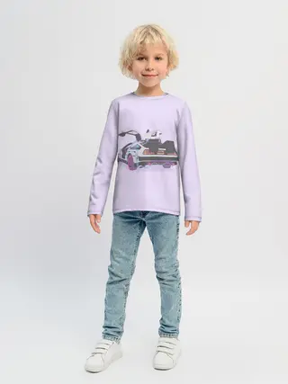 Детский лонгслив / Назад в будущее