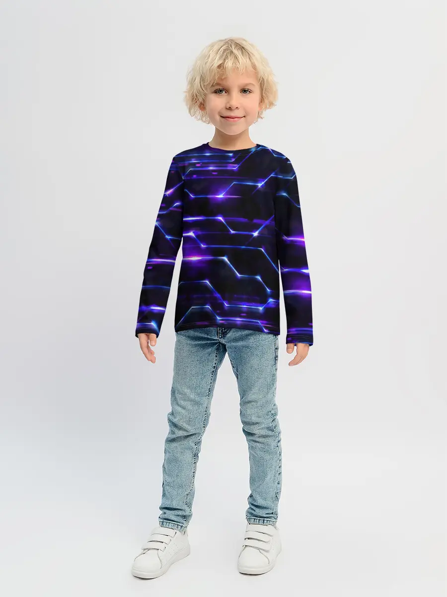 Детский лонгслив / Технологии будущее нано броня