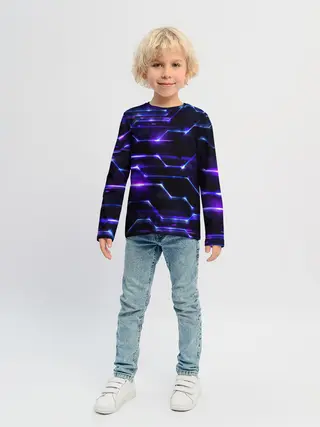 Детский лонгслив / Технологии будущее нано броня