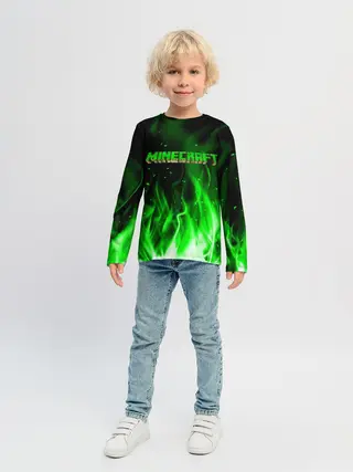 Детский лонгслив / MINECRAFT