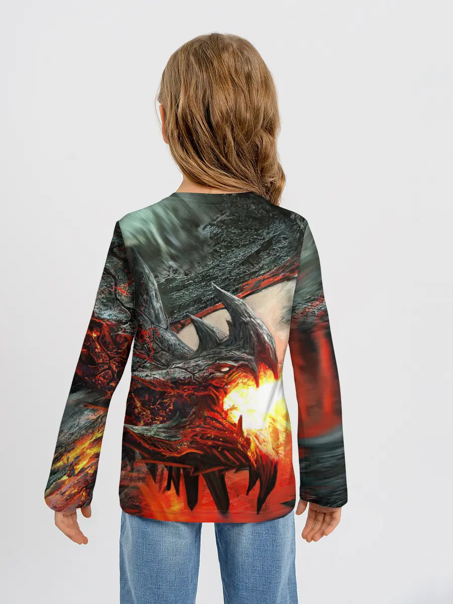 Детский лонгслив / Дракон | Dragon