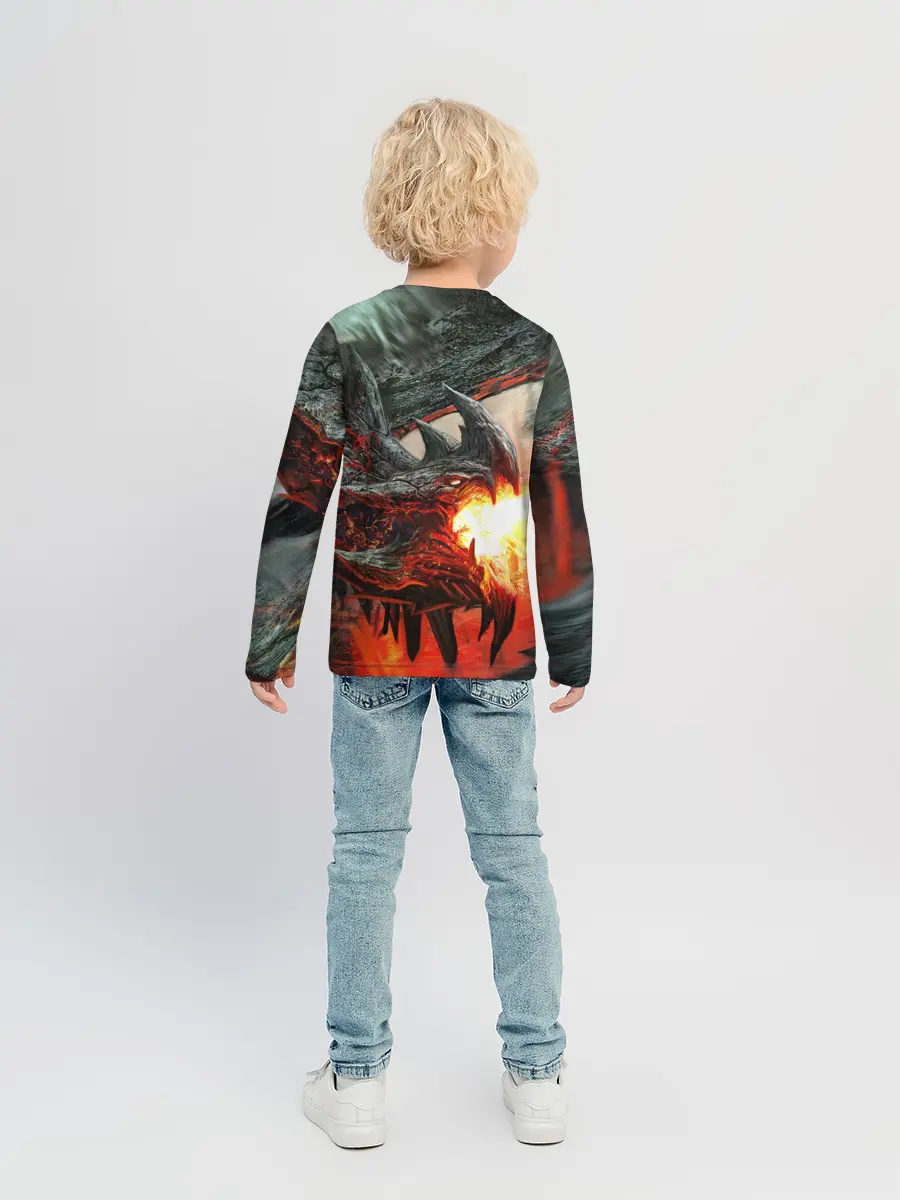 Детский лонгслив / Дракон | Dragon