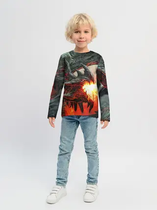 Детский лонгслив / Дракон | Dragon