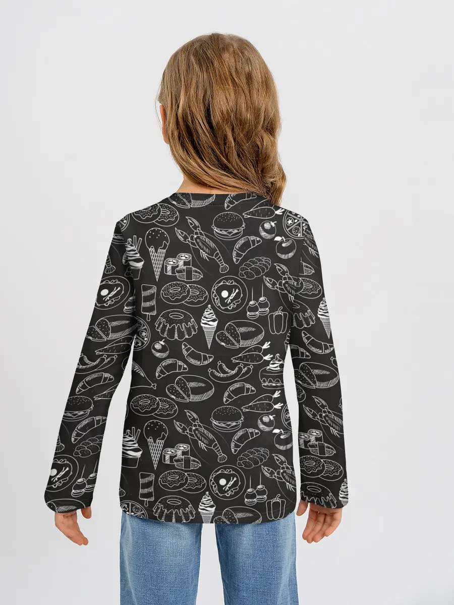 Детский лонгслив / еда