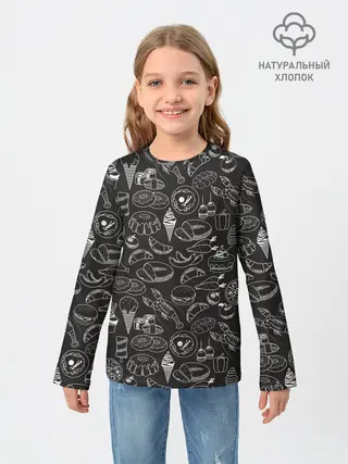 Детский лонгслив / еда