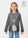 Детский лонгслив / Catgirl sadness