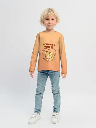 Детский лонгслив / Я выбираю тебя