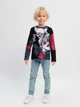 Детский лонгслив / Мультяшные герои Helltaker