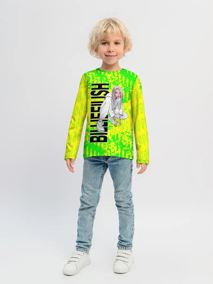 Детский лонгслив / билли айлиш