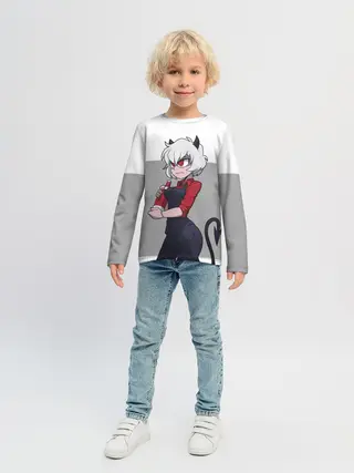 Детский лонгслив / Сердитая Малина. HELLTAKER