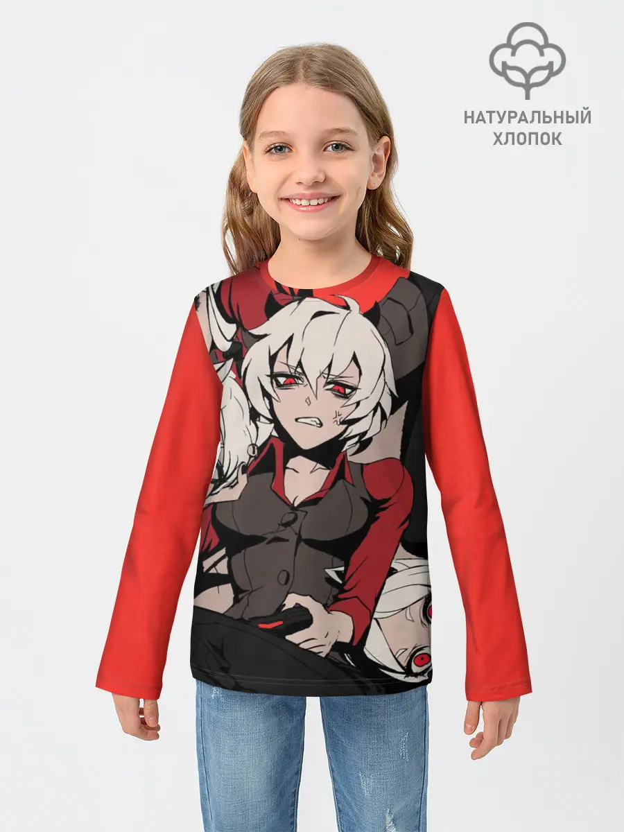 Детский лонгслив / Хеллтейкер персонажи