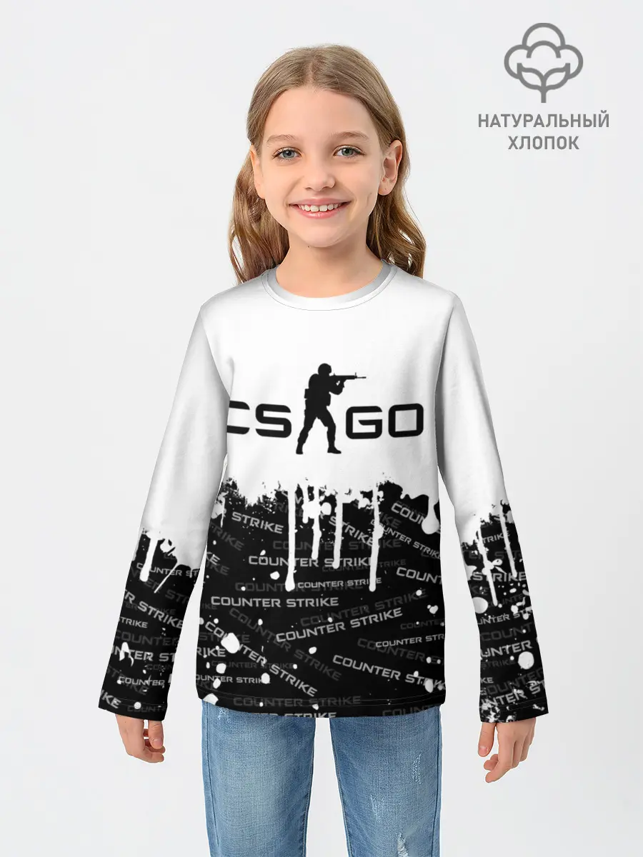 Детский лонгслив / COUNTER STRIKE