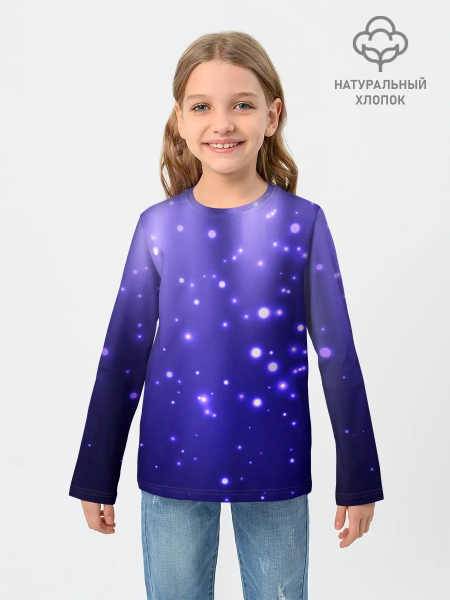 Детский лонгслив / Мерцающие Светлячки