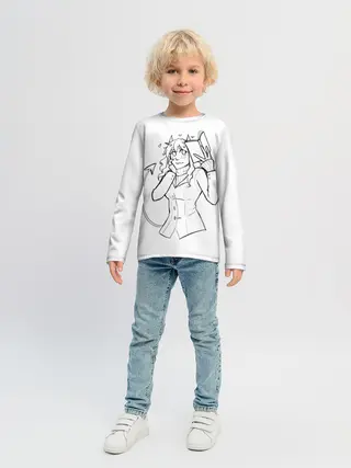 Детский лонгслив / ЛЮБЛЮ КНИГИ