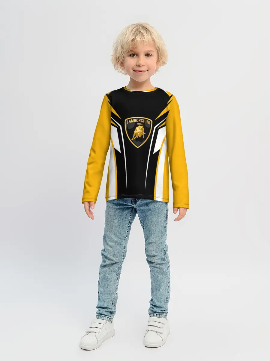 Детский лонгслив / Ламборгини Форма