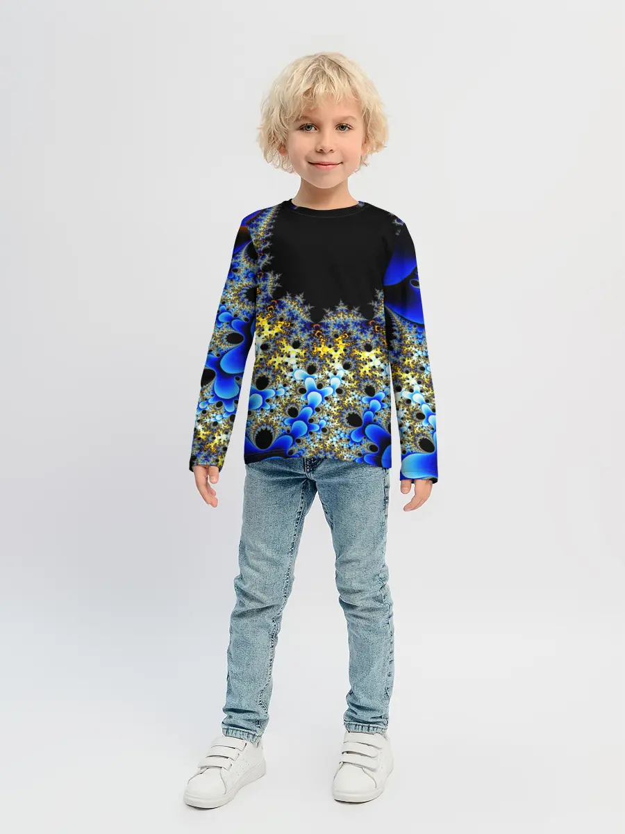 Детский лонгслив / Фрактальная материя l Fractal