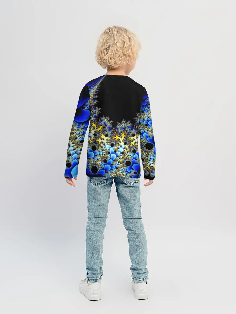 Детский лонгслив / Фрактальная материя l Fractal