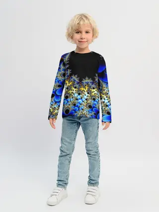 Детский лонгслив / Фрактальная материя l Fractal