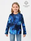 Детский лонгслив / Blue Abstraction