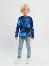 Детский лонгслив / Blue Abstraction