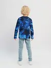 Детский лонгслив / Blue Abstraction