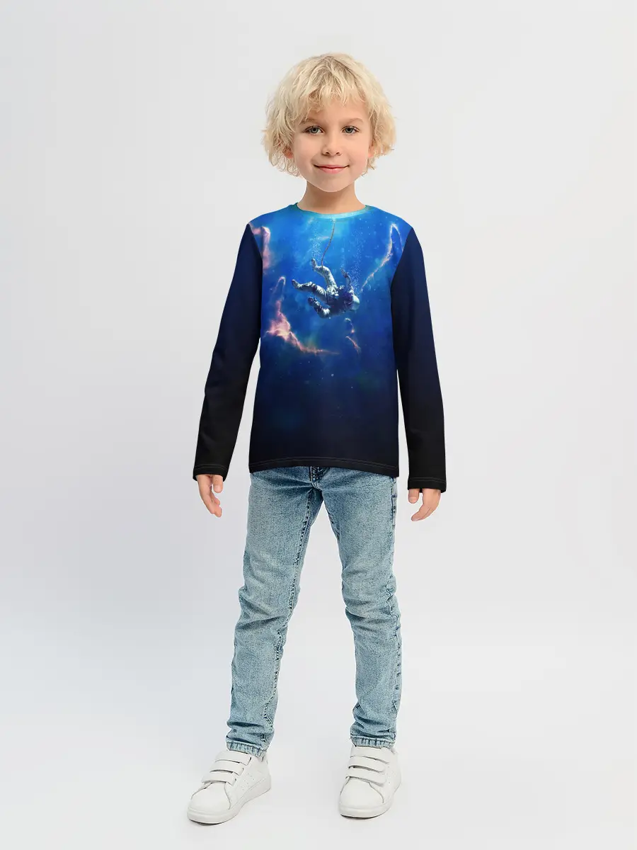 Детский лонгслив / ПАДЕНИЕ В БЕЗДНУ