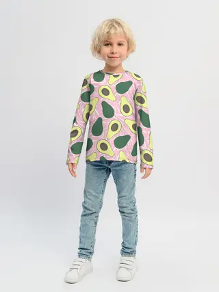 Детский лонгслив / avocado