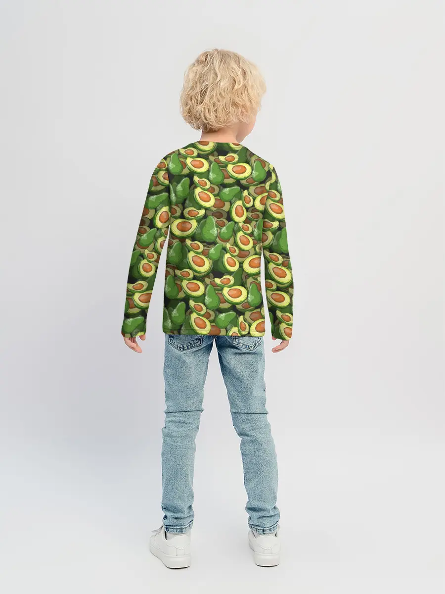 Детский лонгслив / avocado