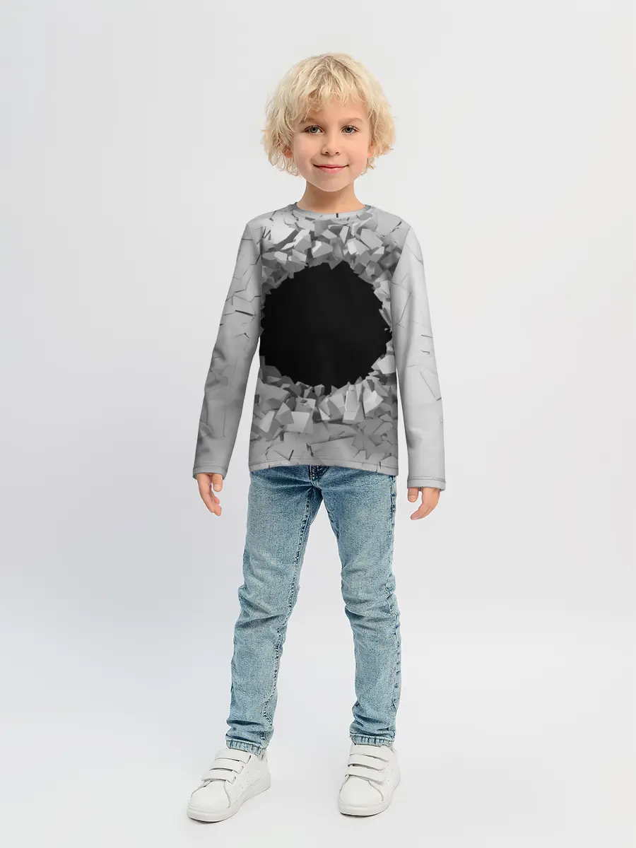 Детский лонгслив / Сквозная дыра