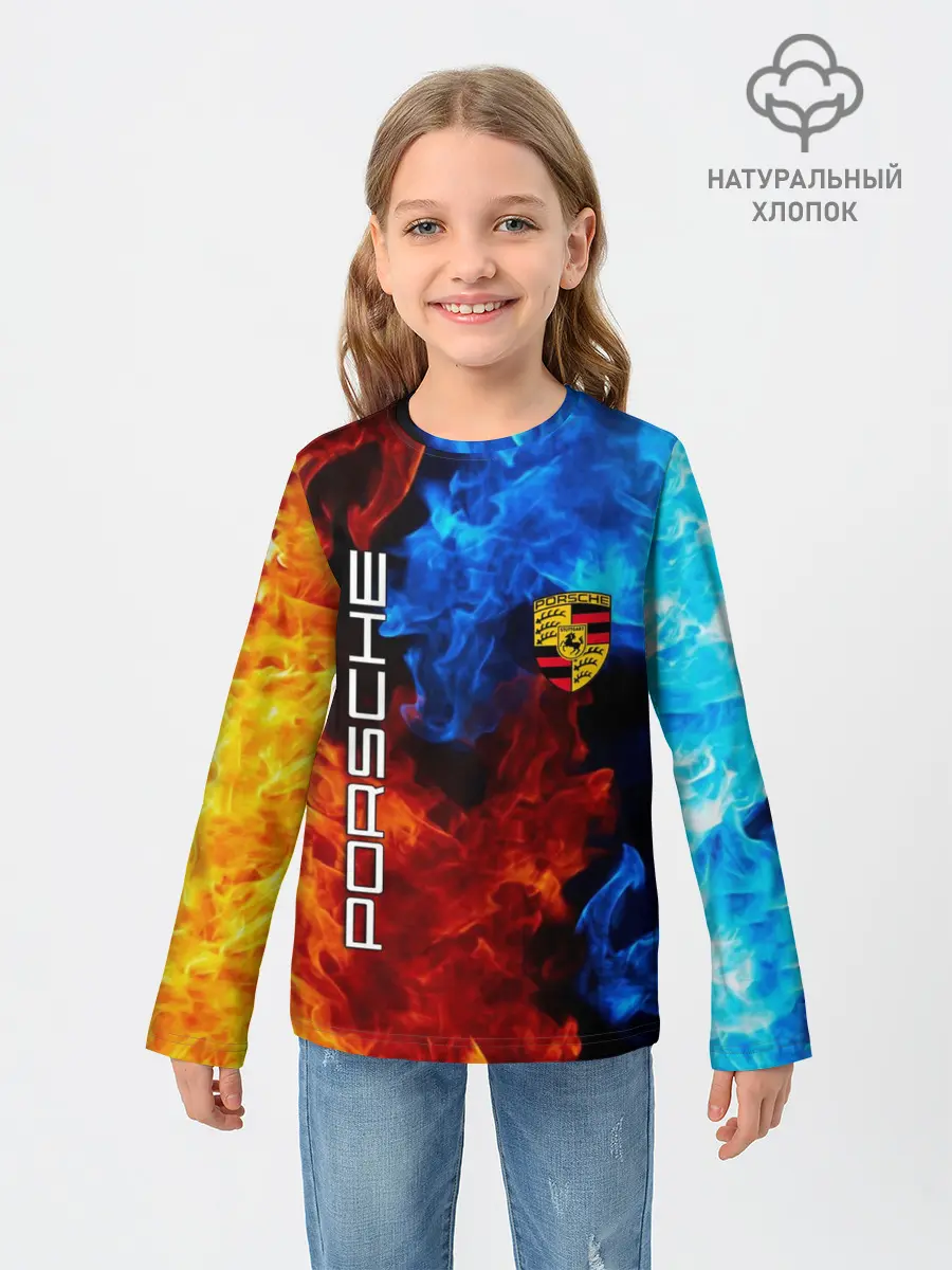 Детский лонгслив / PORSCHE